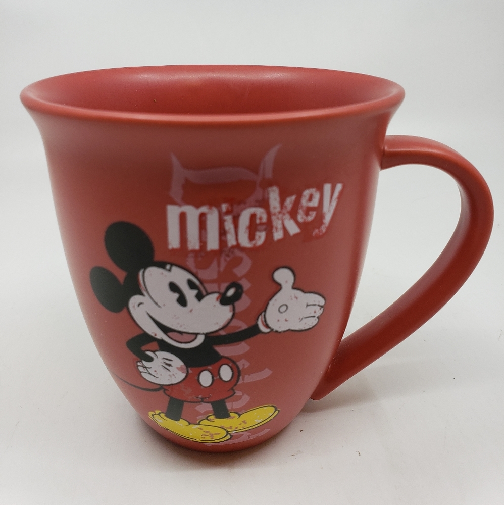 Disney Red Mickey Mouse Disneyland Coffee Mug